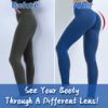 TIK Tok Leggings Women Butt Lifting Workout Tights Plus Size Sports High Waist Yoga Pants Small