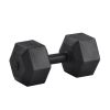 (Total 44lbs, 22lbs each) Weights dumbbells set, Dumbbells for for Men, Women - Vinyl Dumbbell Set for Gym, Home Workout. Pair, black