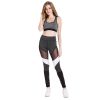 Women Leggings Yoga Pants Mesh Panel Side High Waist Leggings Skinny Workout Yoga Pants